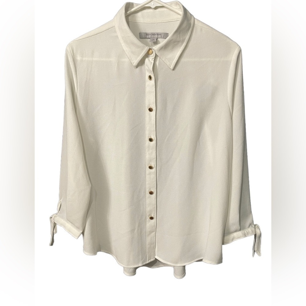 Marc New York Andrew Marc shirt long sleeve white size L